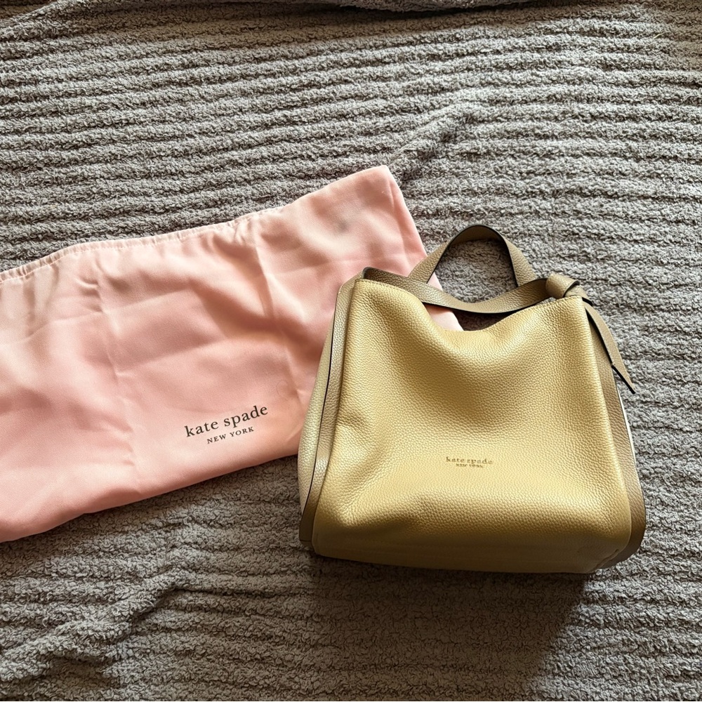 Kate Spade Tan Leather Shoulder Bag